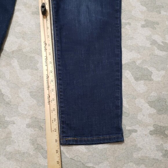 Levi s Jeans Womens 32x27 Blue Boyfriend Denim Dark Wash - Picture 10 of 13